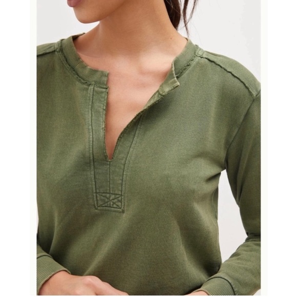 Anthropologie Pilcro Green Moss Sweater Pullover - Picture 5 of 7